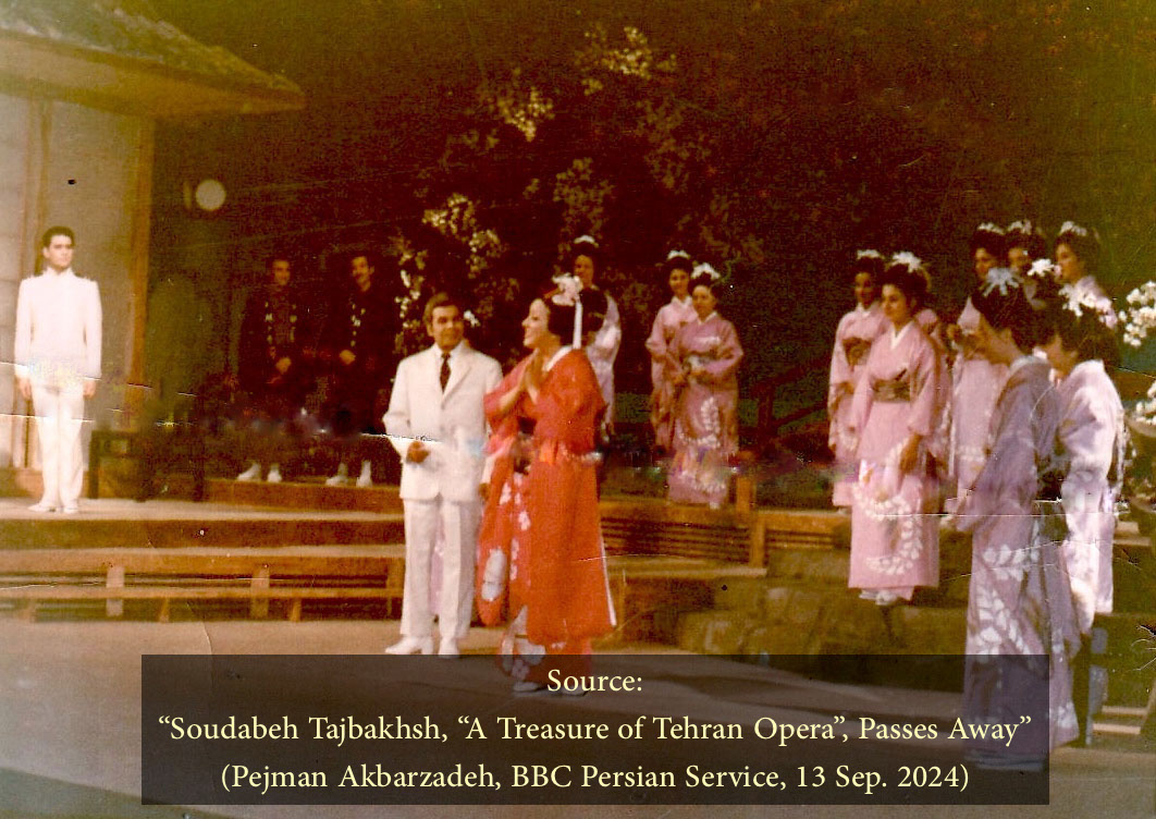 Soudabeh Tajbakhsh, ‘A Treasure of Tehran Opera,’ Passes Away – Pejman ...